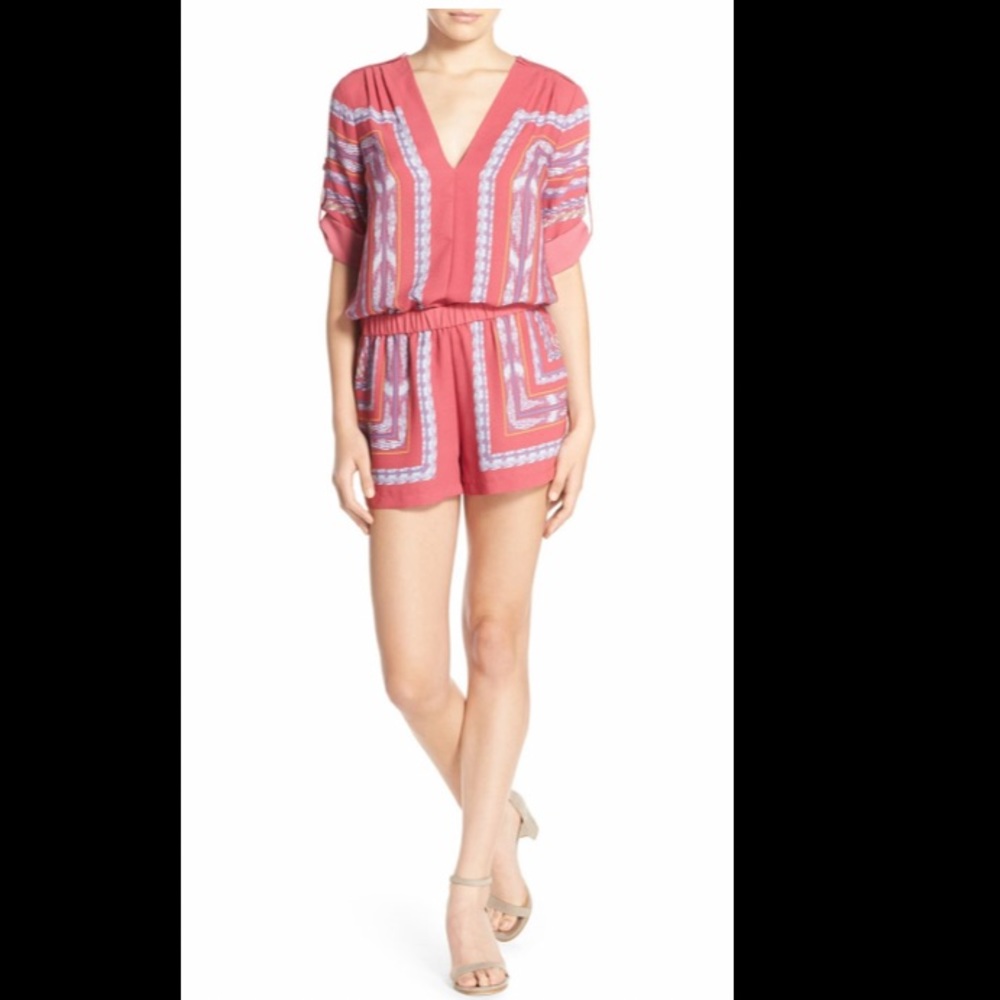 BCBG Max Azria Printed Romper - size Small